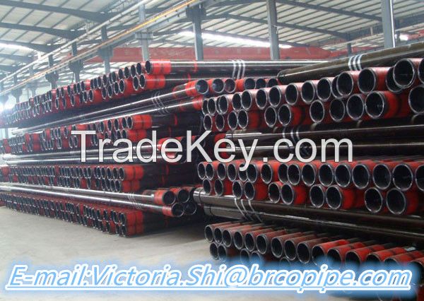 H-40, J55, K-55, N-80, L-80, P110, Q-125 API 5CT/5B casing pipe from China Borun Steel
