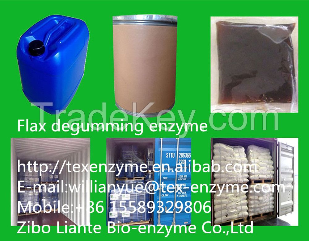 Flax degumming enzyme 