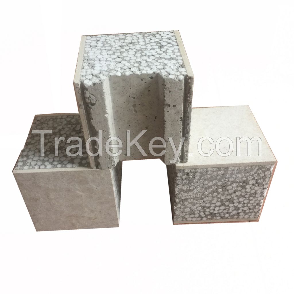 Energy-Saving/Eco-Friendly Sound Insulation EPS Cement Sandwich Panel for Building Material