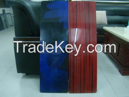 China Hot Sell Reflective Particles Decorated Glass