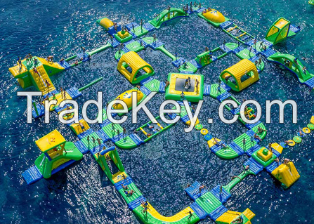 Inflatable water park