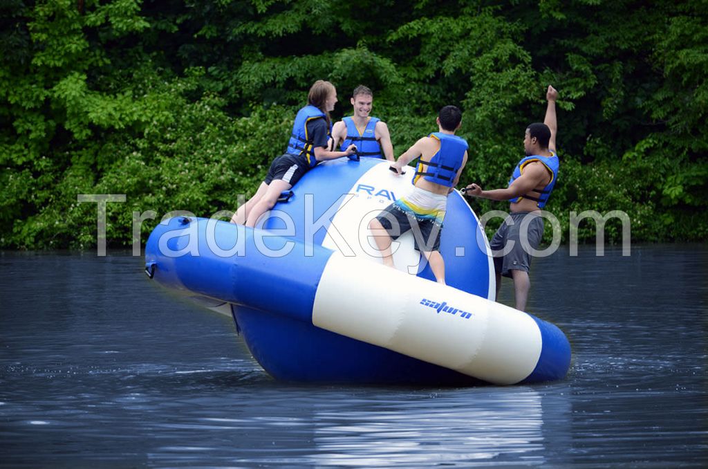 Inflatable water rocker outdoor game for adults and kids