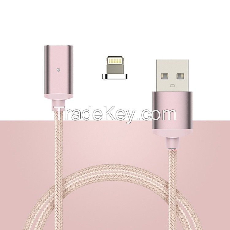 2017 new magnetic lightning USB cables for iphone