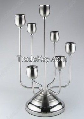 Aluminium Iron Brass Candle Holder