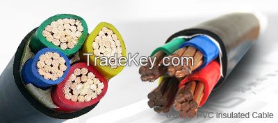 0.6/1kV PVC insulated Cable