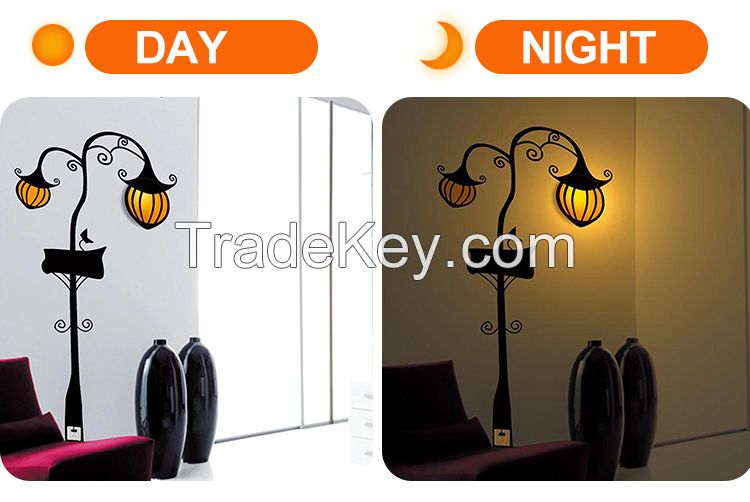 Modern wall sticker lamps, DIY wall lamps design for home decor