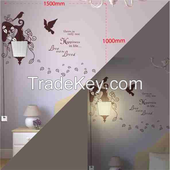 Modern wall sticker lamps, DIY wall lamps design for home decor