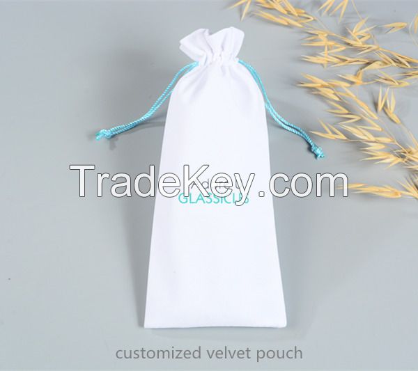 velvet promotional drawstring bag