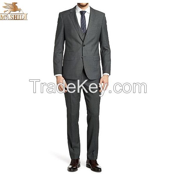 tailor made top quality man suit with wool fabric