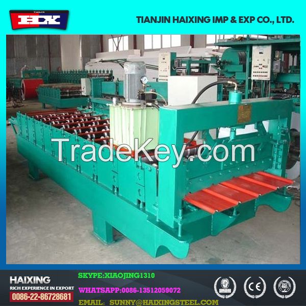 corrugated sheet metal roof making machine