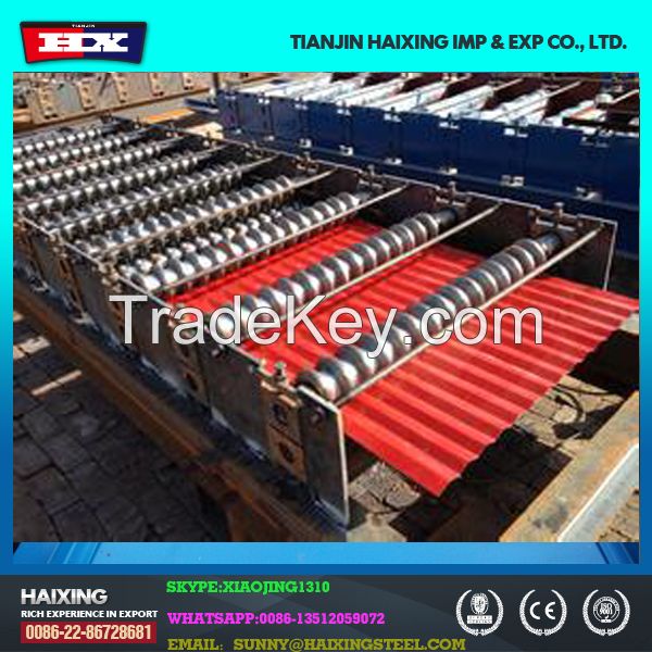 corrugated sheet metal roof making machine