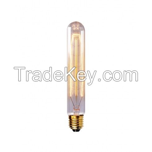 Long tubular shape T185 Edison vantage light bulb