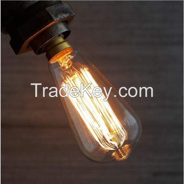 American country style glass ST64 edison bulb for decoration