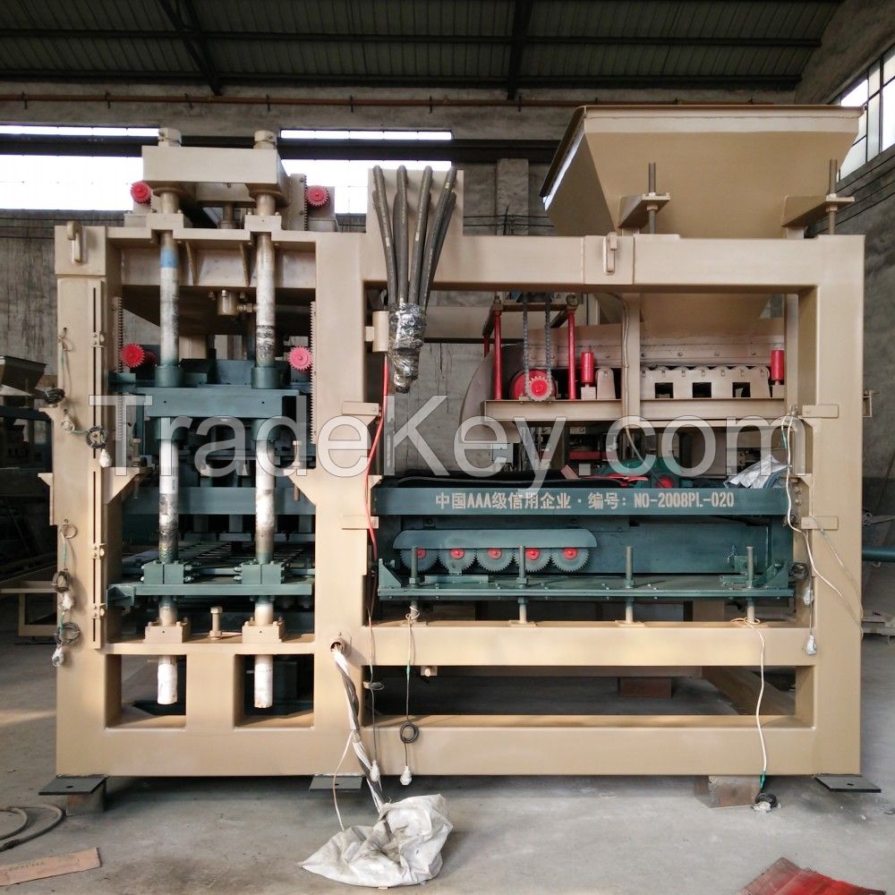 automatic interlocking paving block making machine