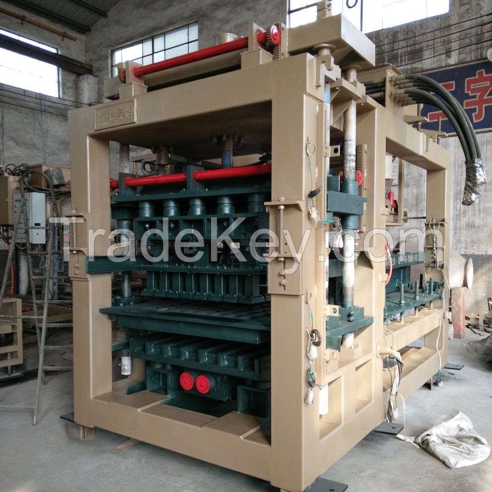 automatic concrete hollow block making machine