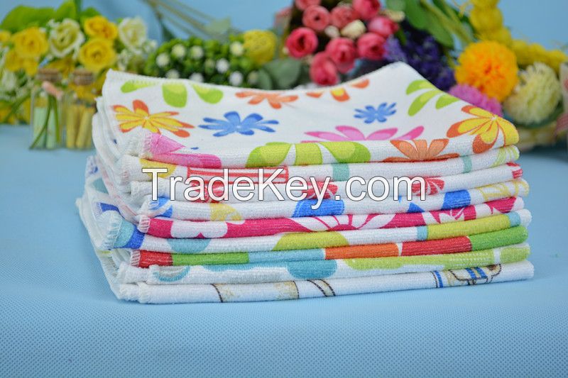 Transfer Print Cloth Microfiber Print Towel