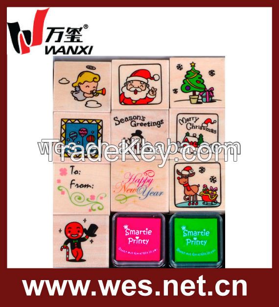 Wanxi Toy Kid stamp wooden rubber stamp