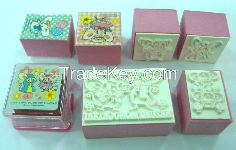 Wanxi Toy Kid stamp wooden rubber stamp