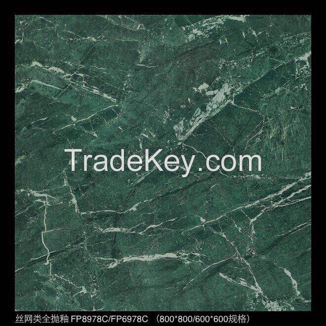 Hotsale High Quality Glazed Marble Tile with Silk Screen