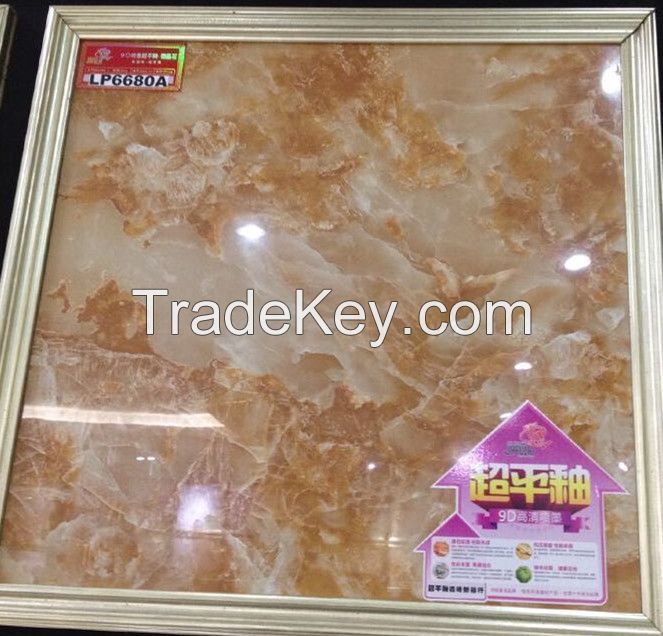 Hot Sale Inkjet Marble Glazed Polished Porcelain Flooring Tile