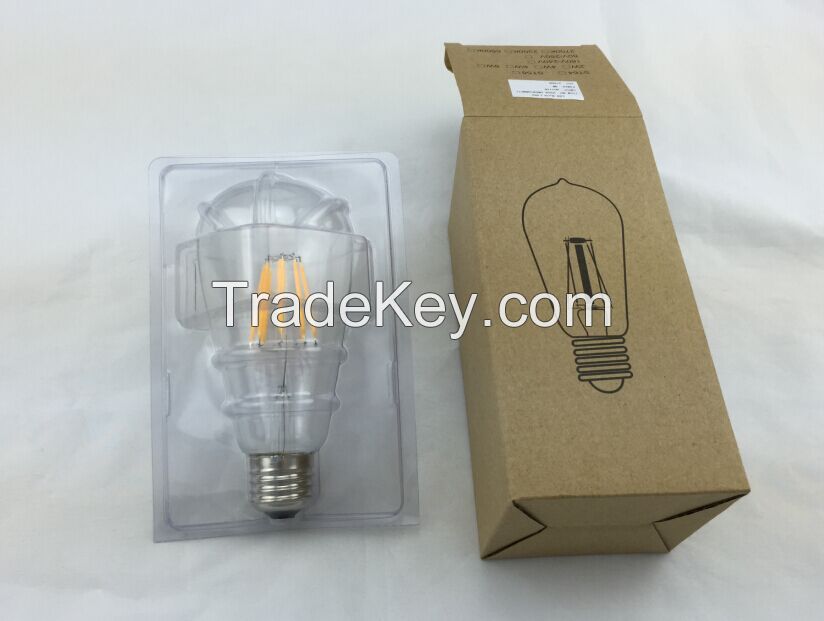 Hot New products glass material E27 led bulb 5w