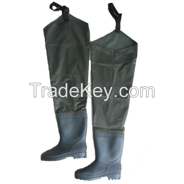 nylon/PVC hip wader fly fishing wader