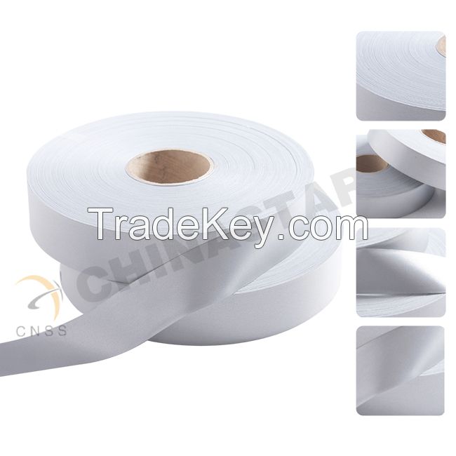65%polyester 35% cotton silver reflective tape 