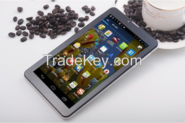 7 inch tablet pc with MTK 6572 Dual Core,android tablet,phabet,3G phone call