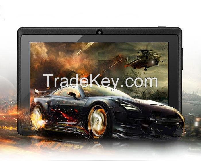 7 inch tablet pc  with Action ATM 7029B, hdmi Port Quad Core , Q88 cheapest tablet