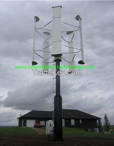 10kw Vertical Axis Wind Turbine