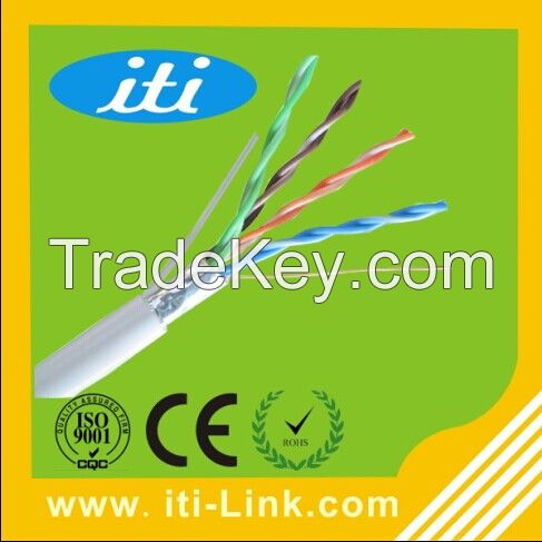 High Quality Fluke Passed FTP Cat5e Network Cable/ Lan Cable with CE/ISO/ROHS approved