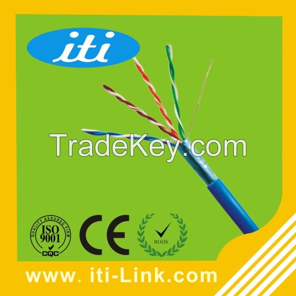 Network Cable / LAN Cable FTP Cat5e 24/26AWG with CE/ISO/ROHS approved and Best Price