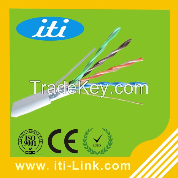 New PVC Copper braiding type cat5e indoor cable cat5e ftp cat5e lan cable