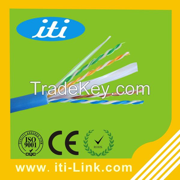 UTP Cat6 Network Cable/ Lan Cable Fluke Passed with high quality and CE/ISO/ROHS approved