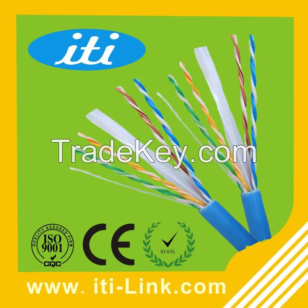 UTP Cat6 Network Cable/ Lan Cable Fluke Passed with high quality and CE/ISO/ROHS approved