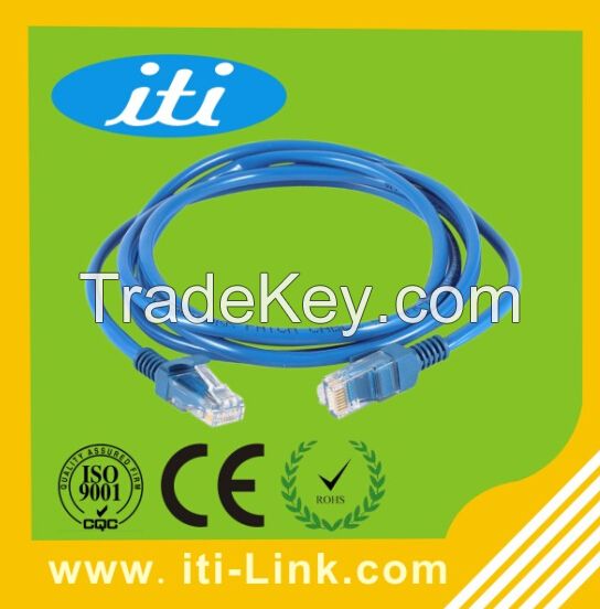 High quality good price cat6 pure copper UTP patch cord cable