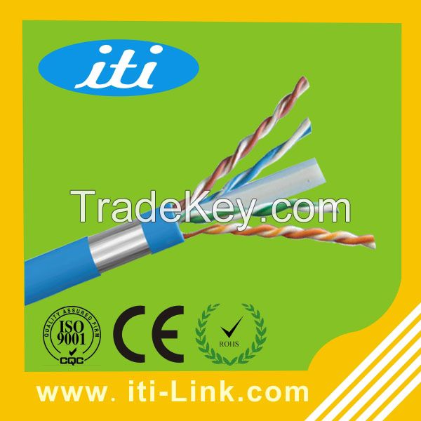 FTP Cat6 LAN Cable Fluke Passed High Quality Cat6 FTP Network Cable