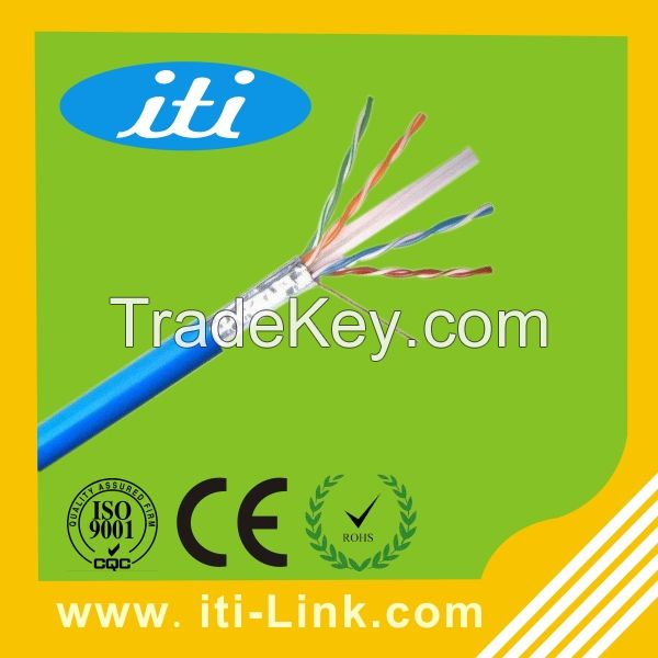 24AWG High Quality Cat6 LAN Cable Network Cable with LSZH/ LSOH Cat6 FTP Cable