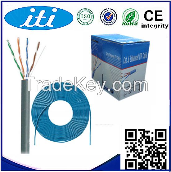 top selling solid 4 pair utp 24awg 1fluke pass CAT5E cable