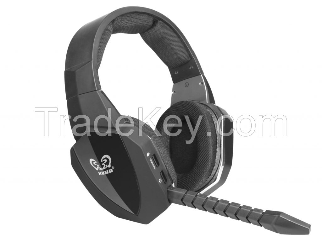 2.4 Ghz Optical Wireless Stereo Vibration Gaming Headset 