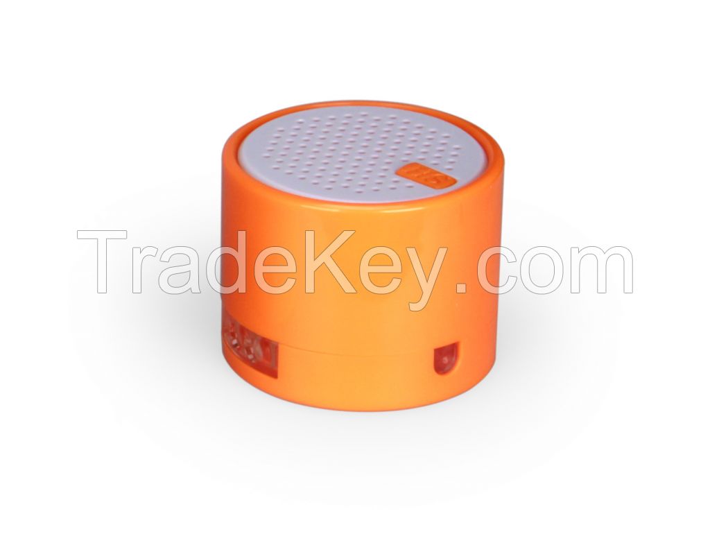 Low cost wireless bluetooth speaker with LED lighting and stand