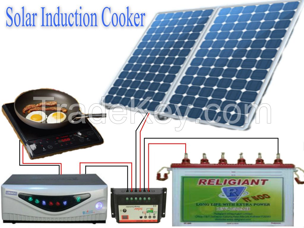 Solar induction cooker