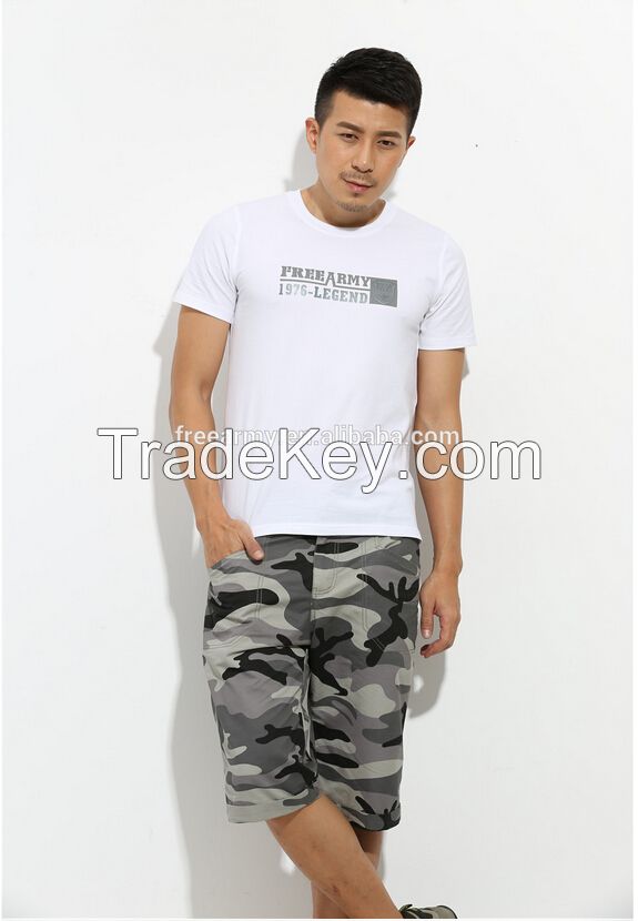 FreeArmy band camouflage men shorts