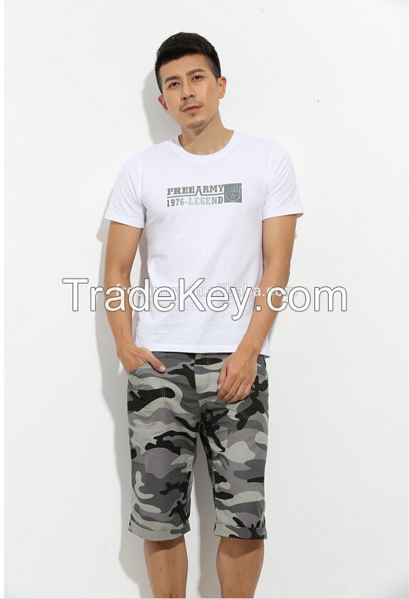 FreeArmy band camouflage men shorts