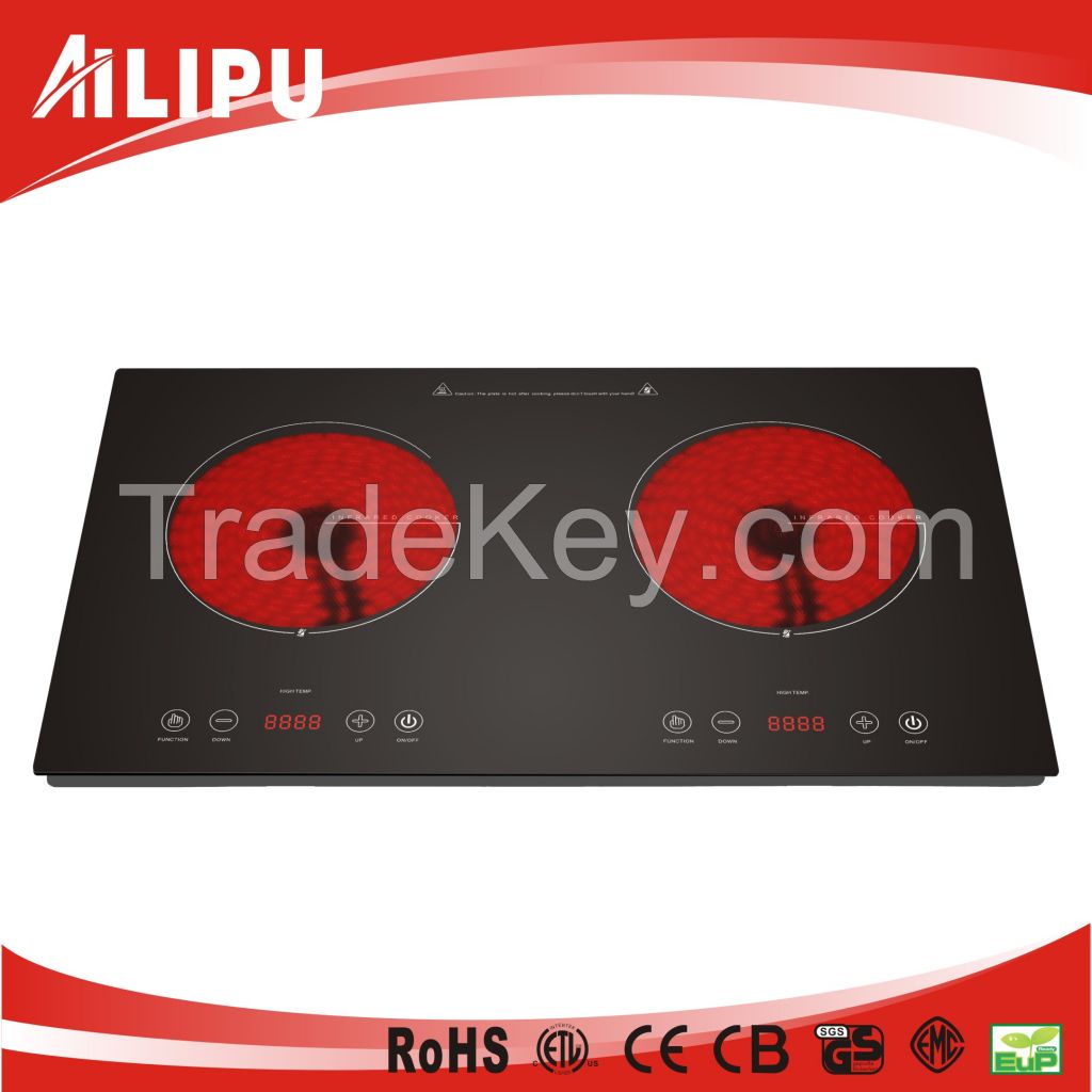 Double Burners Infrared Cooker
