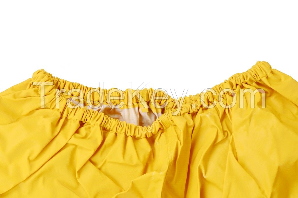 R-1045-1 YELLOW PVC POLYESTER PVC RAIN SUIT