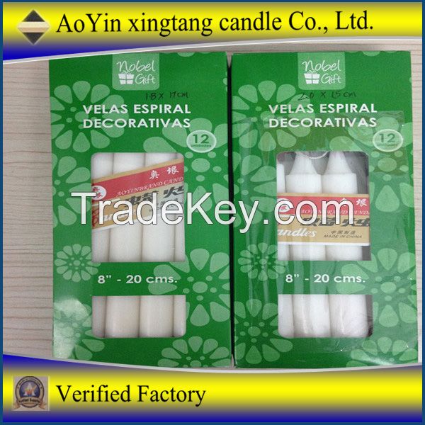 Best price White candle Church candle made in China