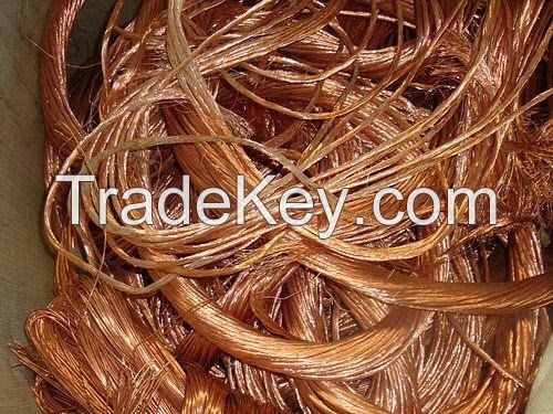 Copper Scraps, Copper Wire Scrap 99.9% Millberry Copper