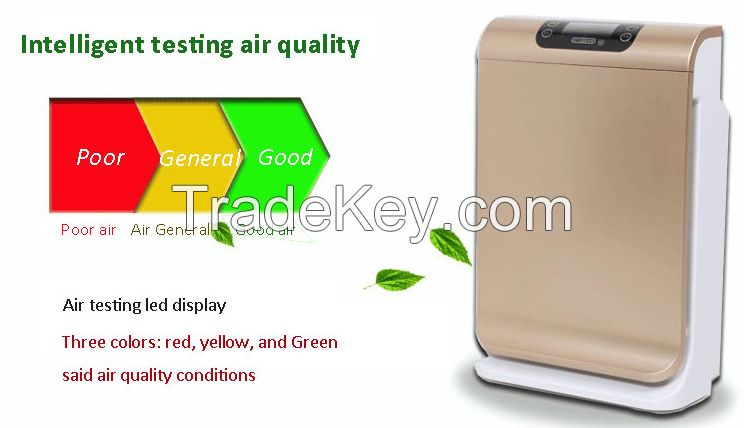 Efficient intelligent ionizer air purifier GH-8189 with HEPA filter