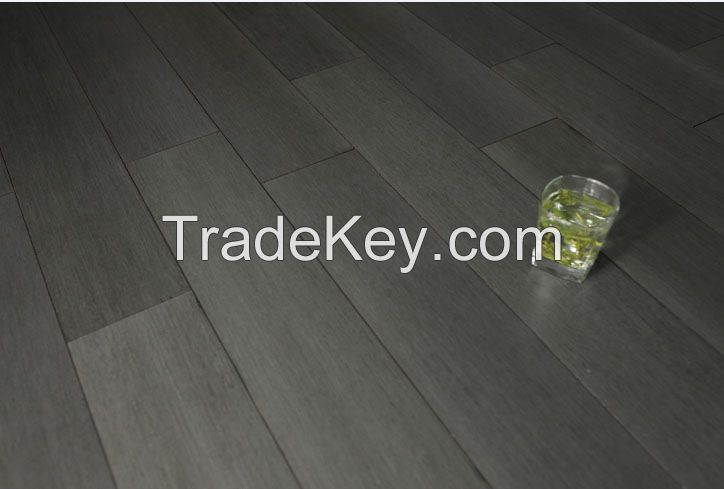 2015 Brandnew Design Strand Woven Bamboo Flooring Valinge Click Classical Grey Color